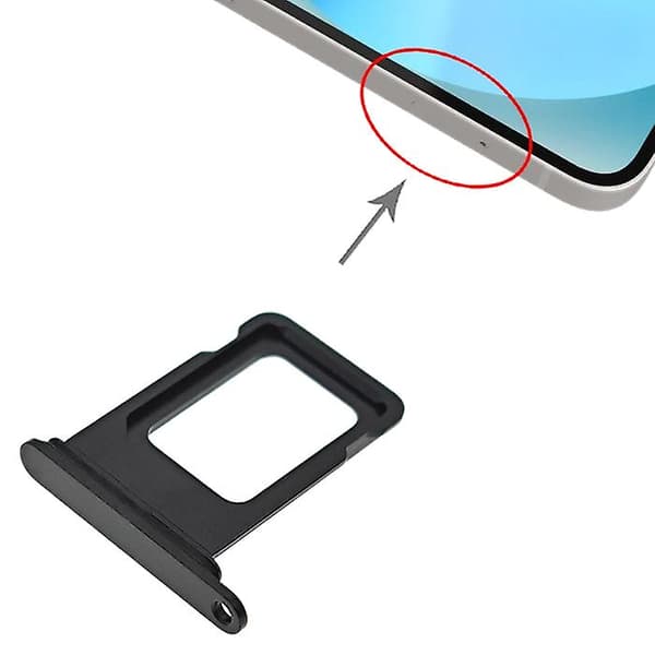 SIM-kortskuff for iPhone 13 Black