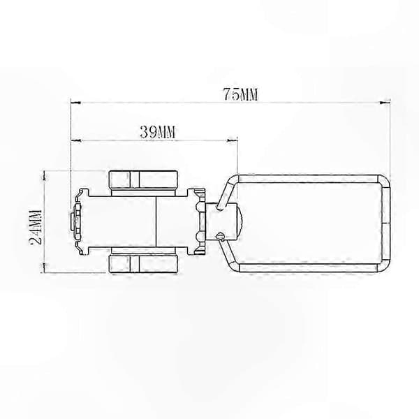 Bærbar gassadapter for campingpåfylling, konvertering, flat tankadapterkobling for utendørs bruk Golden