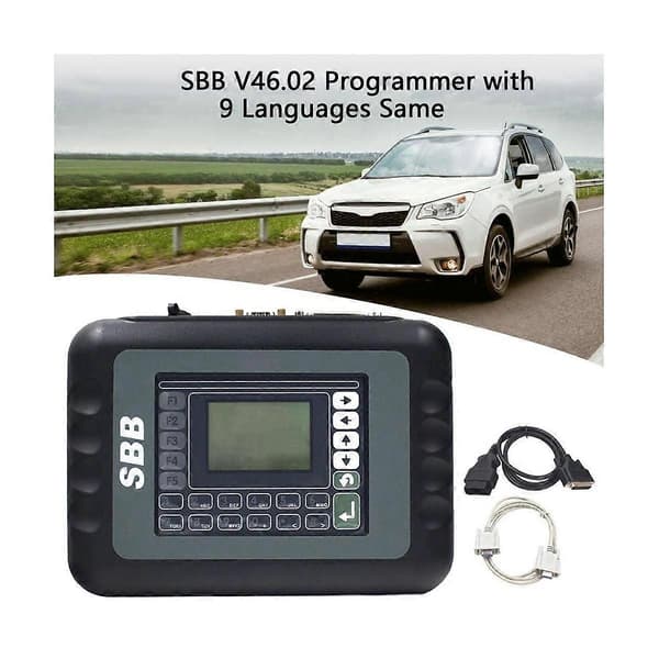 Startsperre nøkkelprogrammerer for bil Auto Key Maker nyeste versjon V46.02 Key Pro låsesmed US-plugg Black
