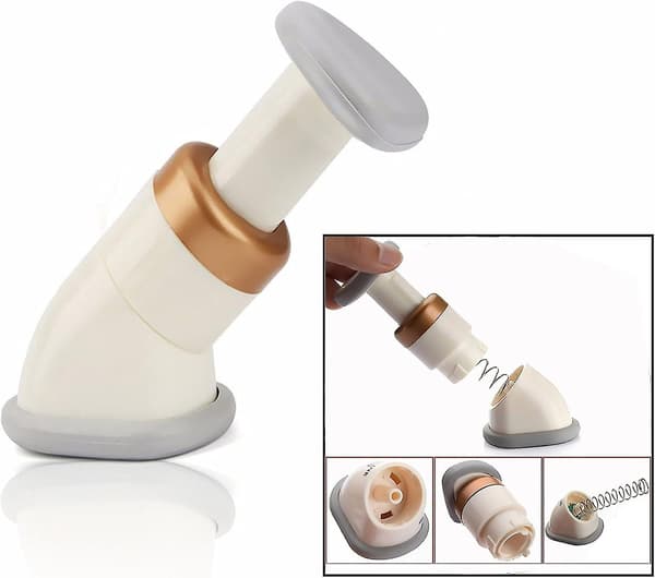 Hagemassager, bærbar dobbelthagemassager, ansigtsmassager til mænd og kvinder (stofpose)