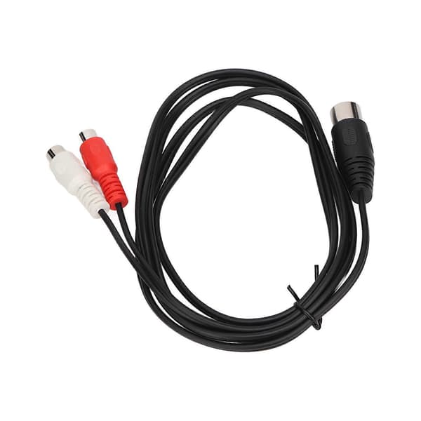 Din 7pin Han Til 2rca Hun Kabel Ren Kobbertråd Kerne Lydadapter Kabel 4.9ft