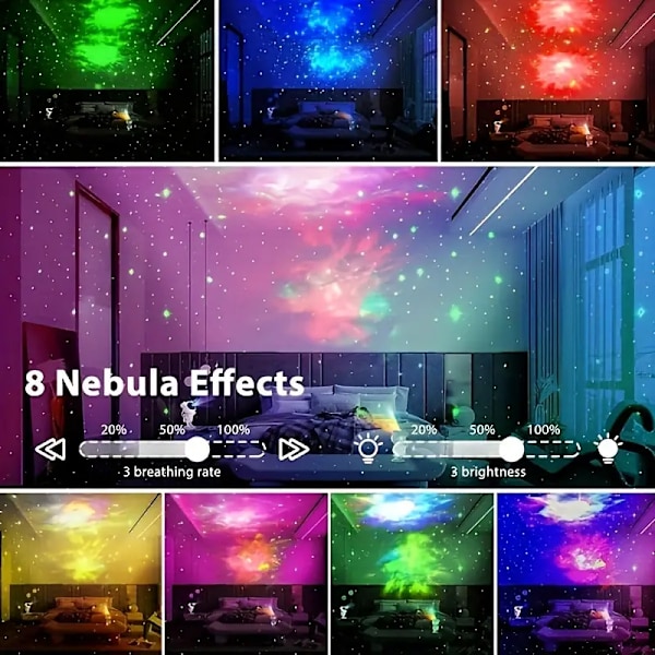 Astronaut Stjerneprojektor Galaxy Natlampe med Fjernbetjening Soveværelse Stue Fest Fødselsdagsgave - Bluetooth- Bluetooth model