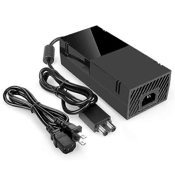 Xbox One -virtalähde virtajohdolla, virtalähde AC-adapterin vaihto US-pistoke black