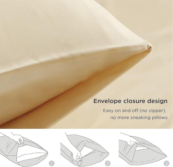 Satinörngott för hår och hud Queen - Guldörngott 2-pack 50x75 cm - Satinörngott
