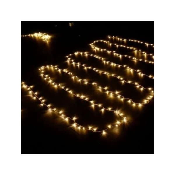 100M 600 LED-lyslenker for karneval, bryllup, utendørs, innendørs, hagebelysning (varmhvit)