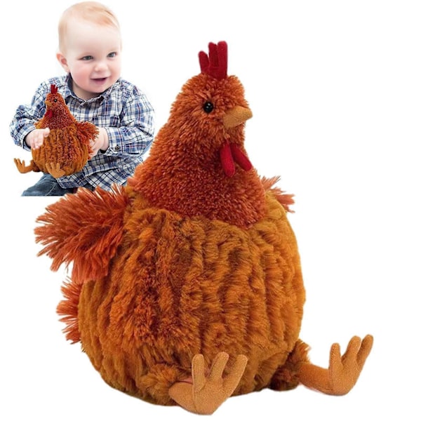 Cecil Kyckling Plyschleksak 23cm Söt Mjukt Gosedjur Docka Kycklingdocka Barnpresent