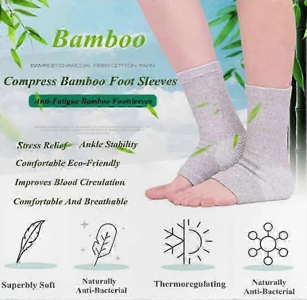 Bambus kompressionsfodærmer for komfort og støtte one-piece