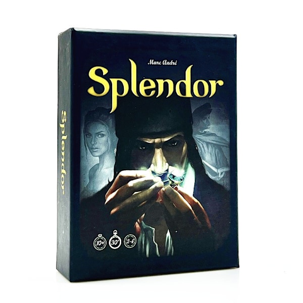 Splendor - Et strategisk spil om ædelsten til børn og voksne, fra 10 år, 2-4 spillere, spilletid 30 minutter