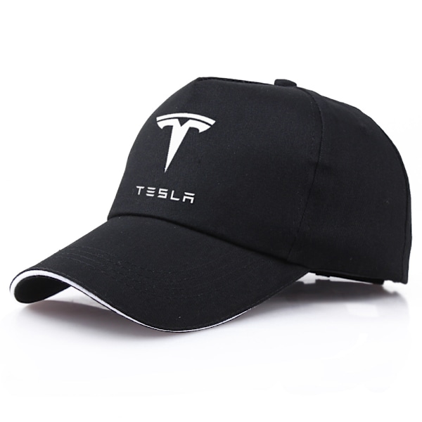 Tesla Baseball Cap - Mænds og Kvinders Cap - Unisex Tesla Ba black