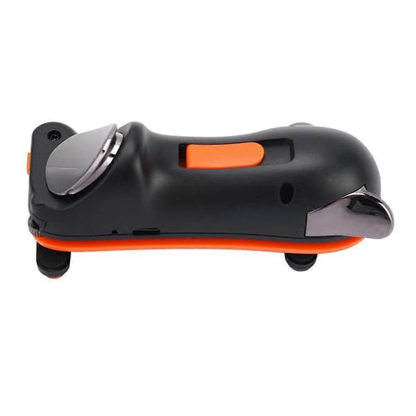 Seks fingre til PUBG Controller Kapacitans Justerbar Mobil Spil Trigger L1R1 Knap Gamepad Joystick Greb Orange