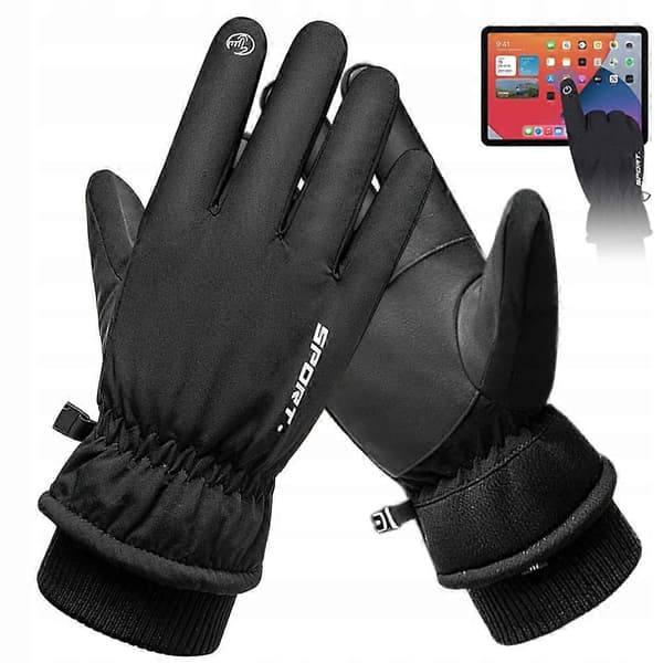 3m Thinsulate Vattentäta Xl Vintercykelhandskar black XL