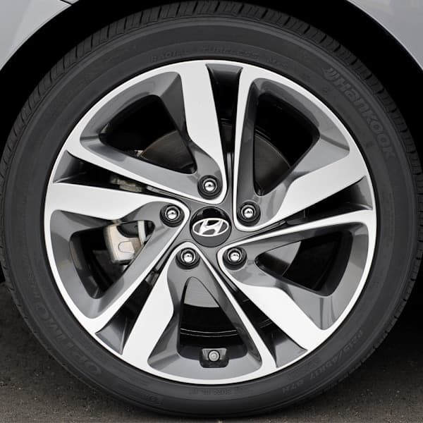4-pack - Hyundai Wheel Hub Caps / Wheel Hub Emblems - Car 65 60mm - Black 65 Black