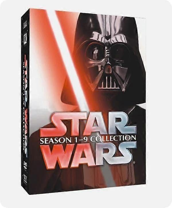 Den Komplette Saga Samling Star Wars: Sæsoner 1-9 (DVD 15-Disc Box Set) Engelsk Version