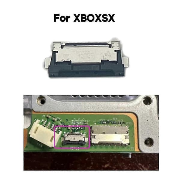 Til Xbox-serien X Power Eject Nexus-knap Fpc-stik på bundkort