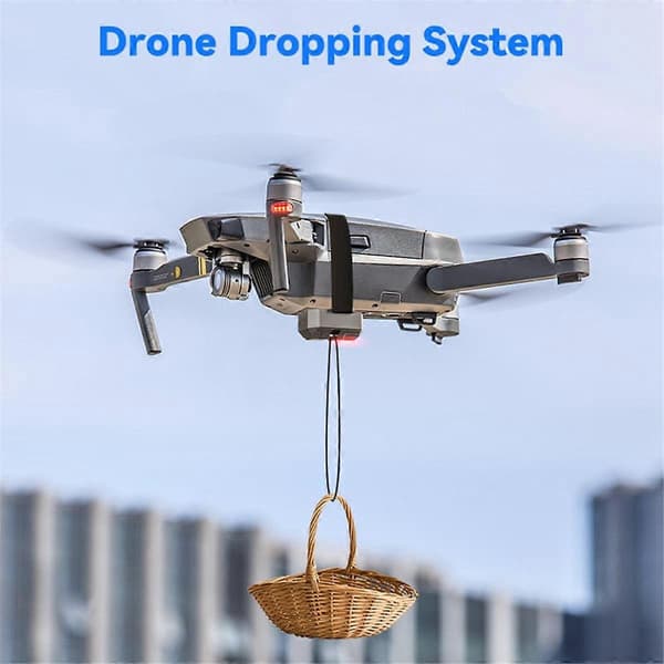 Drone Airdrop System for Mini 3 Pro/Mini 3/ Mini 2 SE/Phantom 3 4/4 Pro Throw Thrower for Wedding S black