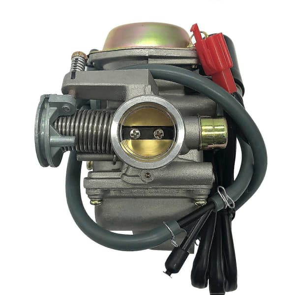 Carburetor for Gy6 125cc 150cc 4-stroke engine Scooters ATV, CJY Silver