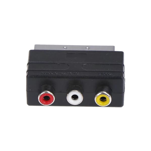Scart-RCA-Phono-sovitinmuunnin AV-TV-ääni videolle DVD-televisiolle