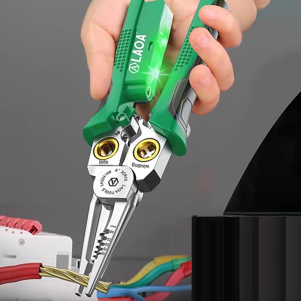 Wire Stripper Stripping Tool with Non-Slip Comfort Grip for Stripping Thin Wires CJY 7 in One