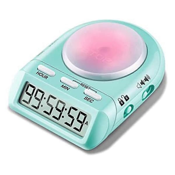 Elektronisk timer digital påminnelsesvekkerklokke timer nedtellingstimer vektformet timer