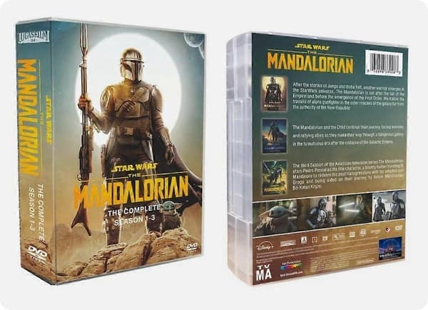 Star Wars The Mandalorian Komplet Serie Sæson 1-3 Engelsk Version (DVD, 9-Disc Box Set)