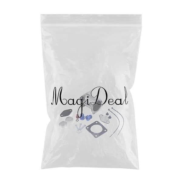 EGR-ventil reparationssæt blindplade bypass til E61, M57n 525d 530d 535d Silver 4.5cm