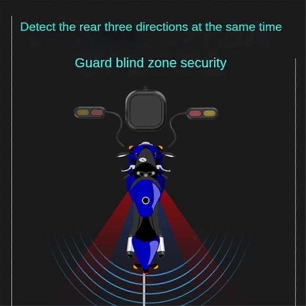 Motorcykel Blindvinkel Radar Detektionssystem Millimeterbølge Sensor Fusionsassistent