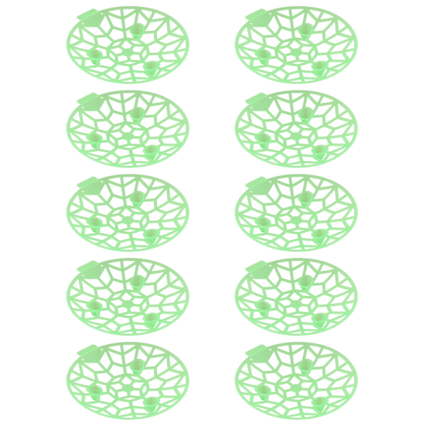 10 stk. Frugtstøtte Stativer Hjælp til at Forhindre Rådning Fast Genanvendelig Vejrbestandig Frugtstøtte Ramme Grøn