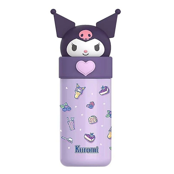 350ml koreansk stil Sanrio termosmugg Kawaii My Melody Kuromi tecknad sport vattenflaska kaffekopp barn vattenflaska present Kuromi Kuromi 3 1 4 ml