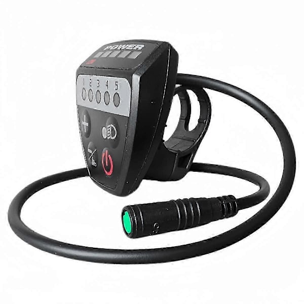 DZ888 Elcykel Display Controller LED Display UART Protokoll för BBS01B BBS02B Mittmotor AccessCJY Black
