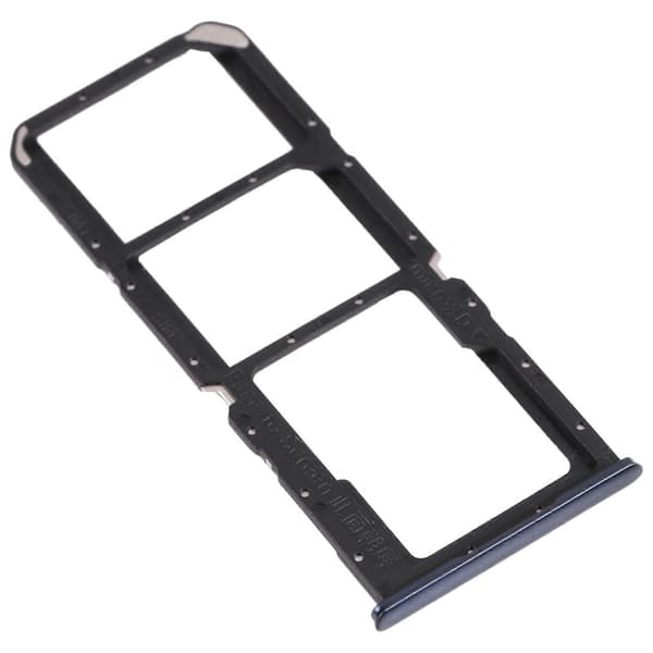För OPPO A74 5G CPH2197 CPH2263 SIM-kortfack + Micro SD-kortfack Black