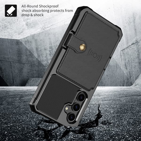 Flerbruksdeksel Samsung Galaxy S23 FE svart