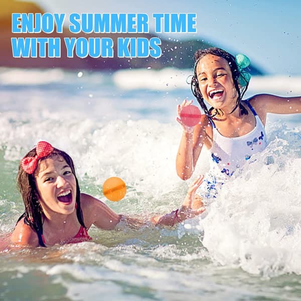 Reusable Water Balloons, Summer Stuff for Kids 12 Pcs
