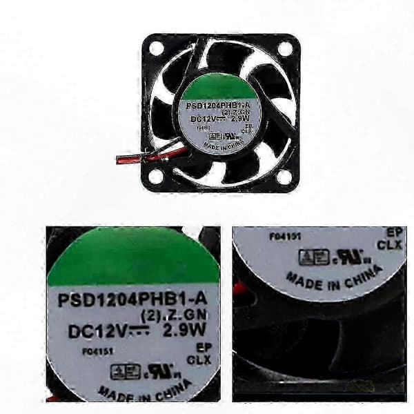 40x40x15mm DC12V 2-bens køleventilator til PC-kabinetventilation, 2,9W Stille drift
