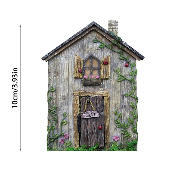 2 Fe-døre, træfe-døre til haven, fe-døre, miniature, havepynt til haven (1) 1