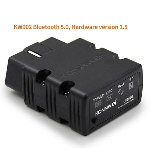 KONNWEI Bluetooth ELM327 OBD2 IOS Android Diagnostikkverktøy Basin Plugs Splash Guards