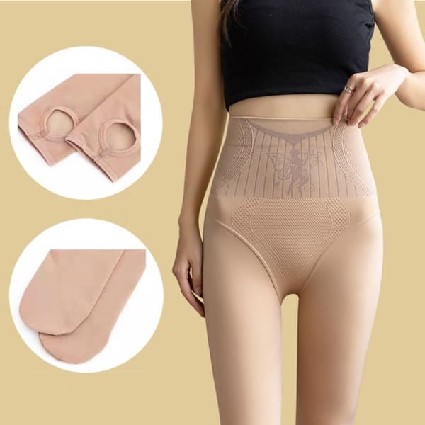 Vintertights Vinter Varme Leggings GRÅ 200G-B Grå Grey 200g-B-200g-B
