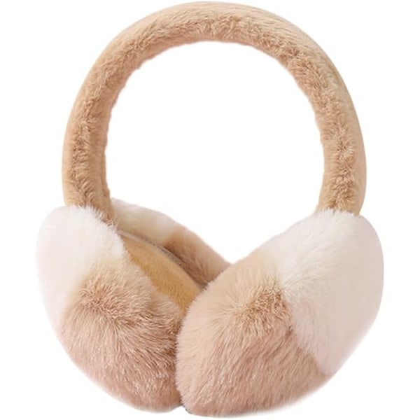 Soft and Collapsible Plush Outdoor Ear Muffs, Cold Weather Warm Ear Muffs, Stylish Thermal Ear Muffs