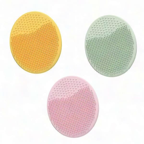 Baby sjampobørste, ultramyk silikon, eksfolierende hodebunnsmassasjebørste