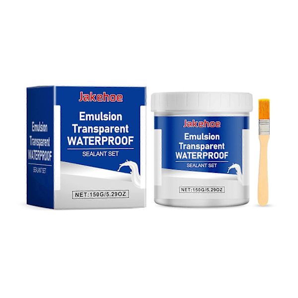 Emulsion Transparent Vandtæt Forseglingssæt Langvarig Effekt Vandtætte Anti-Lækage Midler til Huludfyldning 1pc