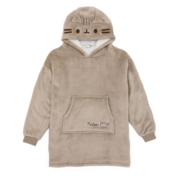 Pusheen Jente Hettegenser-Teppe - YKY416 Brown One Size