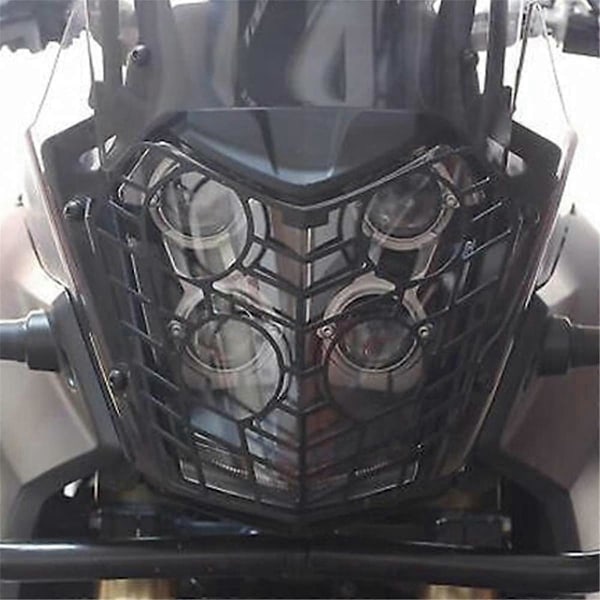 Motorcykel Forlygtebeskytter til Yamaha Tenere 700 2019-2021 Forlygte Lampe Gitter Beskytter XT700Z Black