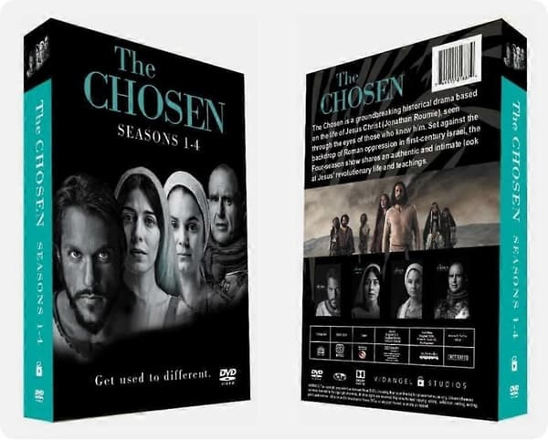 The Chosen: Den Komplette Serie Sæson 1-5 Engelsk Version (DVD, 13-Disc)