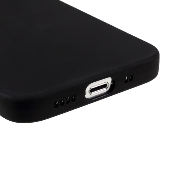 Kompatibel med iPhone 13 - Mat TPU Cover - Sort 20