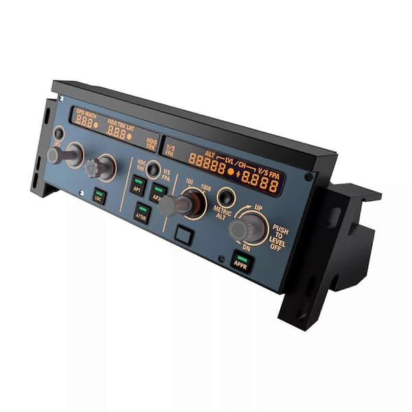 WINWING A320 FCU Flight Control Unit Panel, Højpræcisions flysimulationspanel til X-Plane & MSFS2020 Spilsimulator NY