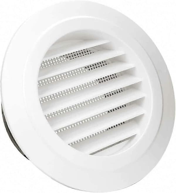 ABS Rund Ventilationsrist med Insektnet til 150 mm Kanal