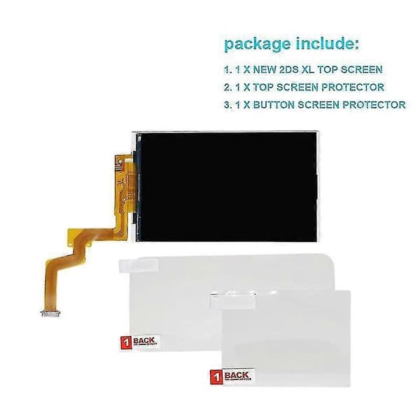 Erstatning Toppskjerm For Ny 2ds Xl, Øvre Skjerm Lcd-display