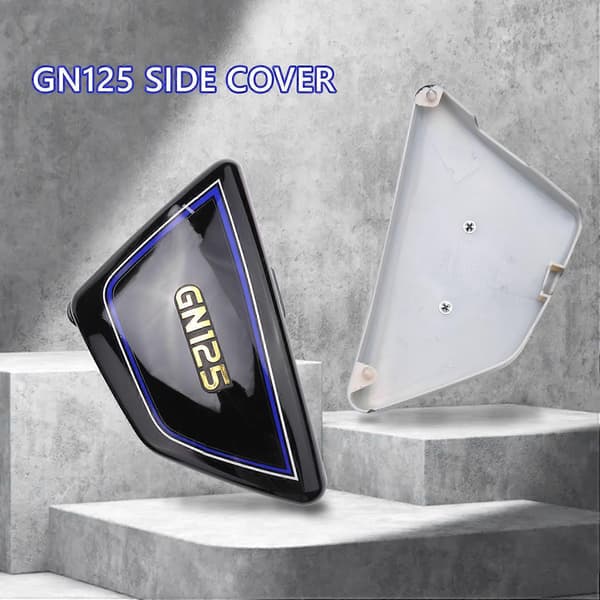 Motorcykel Batteri Side Cover Ramme Side Covers Paneler til Suzuki GN125 GN 125 black