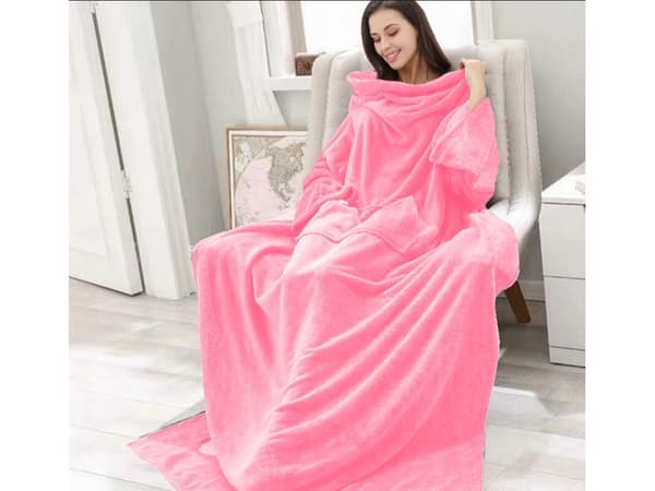 Hihaton peitto Rosa pink