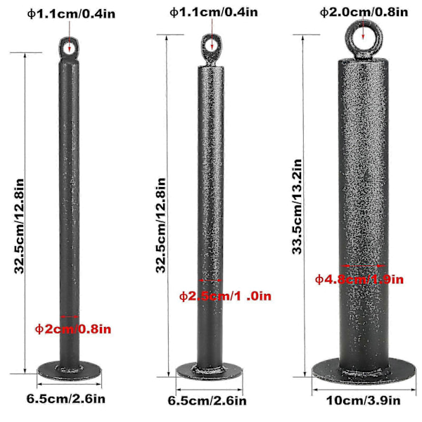Garage Gym Fitness Læsse Pin Trissesystem - Nedtræksvedhæftning til Hjemmetræning 2.5cm