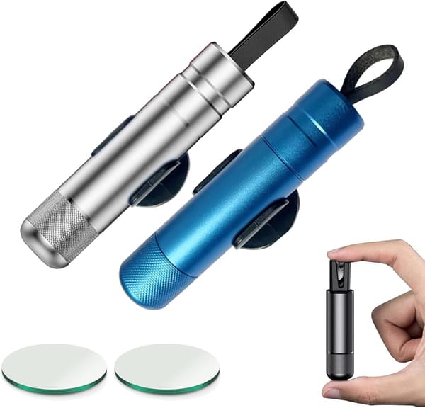 Safe Pro X Car Emergency Escape Tool, Automatic Window Hammer for Land and Underwater (2 Pcs-B)